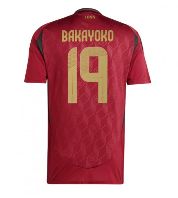 Belgien Johan Bakayoko #19 Replika Hjemmebanetrøje EM 2024 Kortærmet